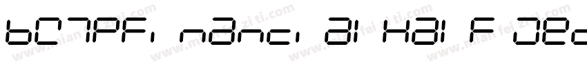 BW7pFinancialHalf Medium字体转换